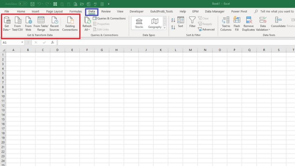 Power Query in Excel 2016